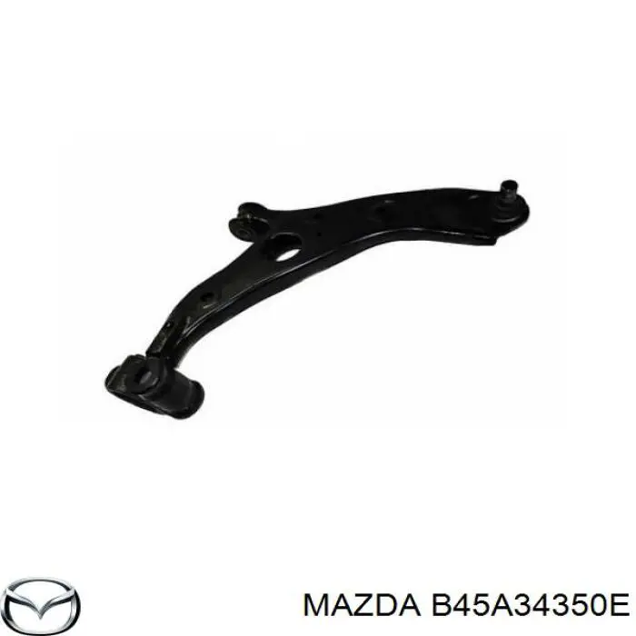 B45A34350E Mazda barra oscilante, suspensión de ruedas delantera, inferior izquierda