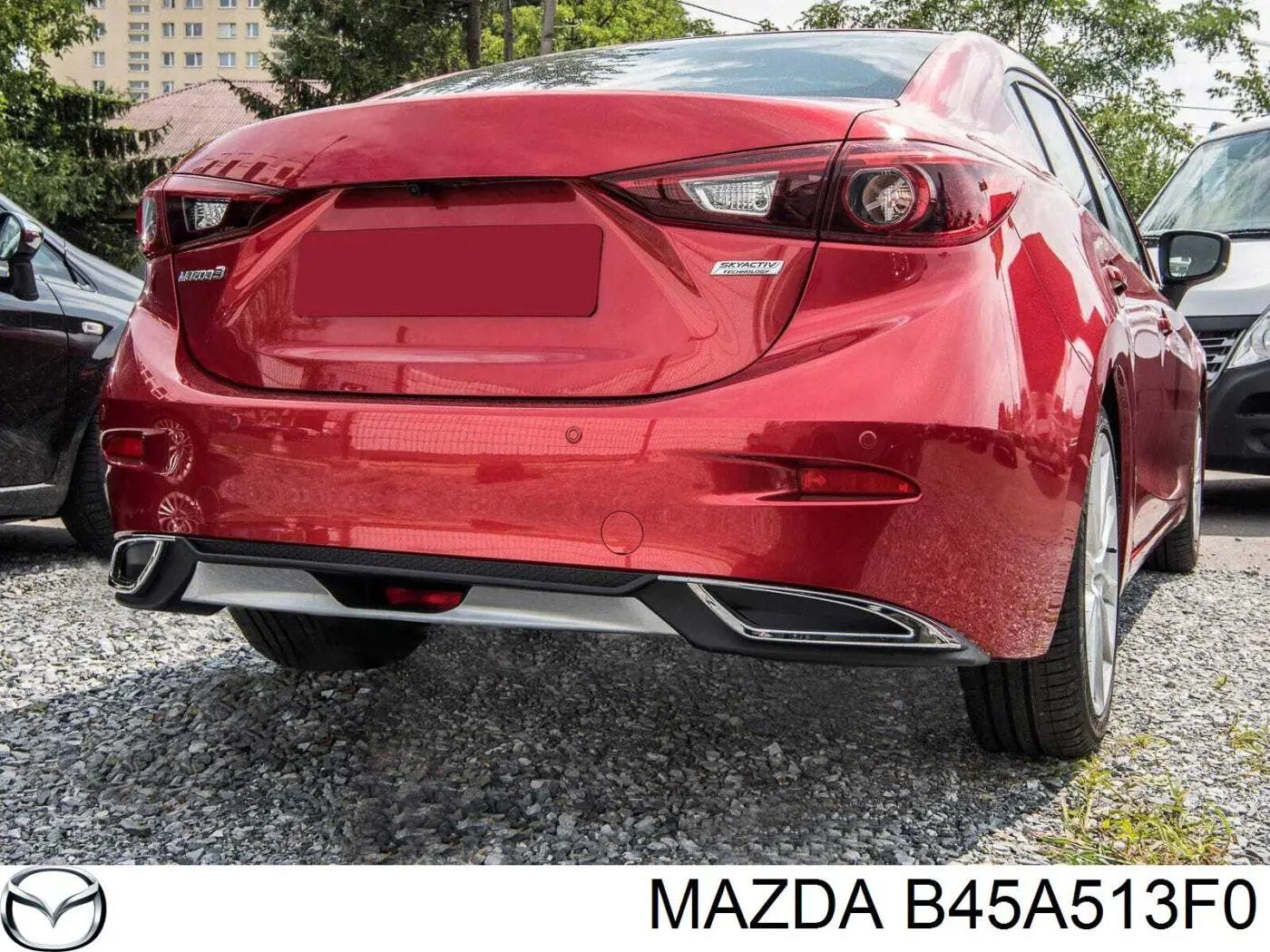 B45A513F0 Mazda piloto posterior interior derecho
