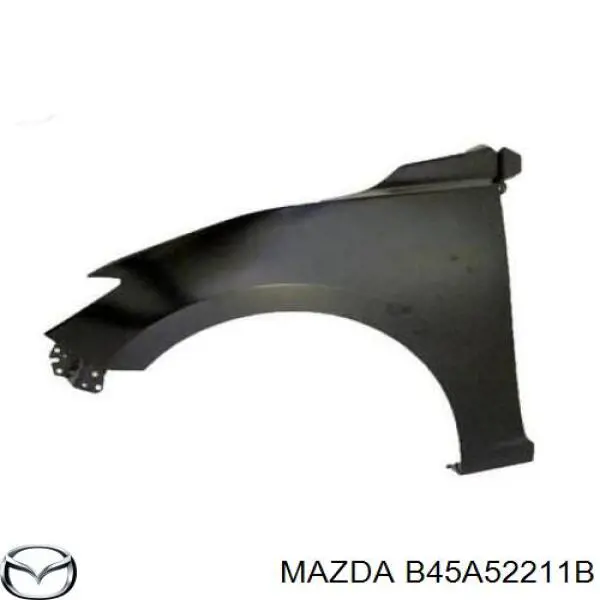 B45A52211B Mazda guardabarros delantero izquierdo