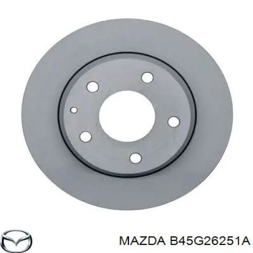 B45G26251A Mazda disco de freno trasero