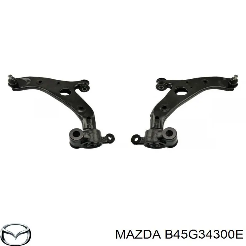 B60P34300G Mazda barra oscilante, suspensión de ruedas delantera, inferior derecha