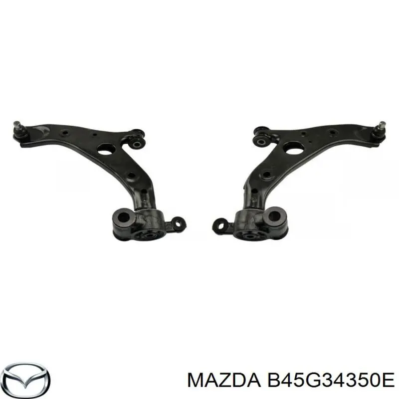 B45G34350E Mazda barra oscilante, suspensión de ruedas delantera, inferior izquierda