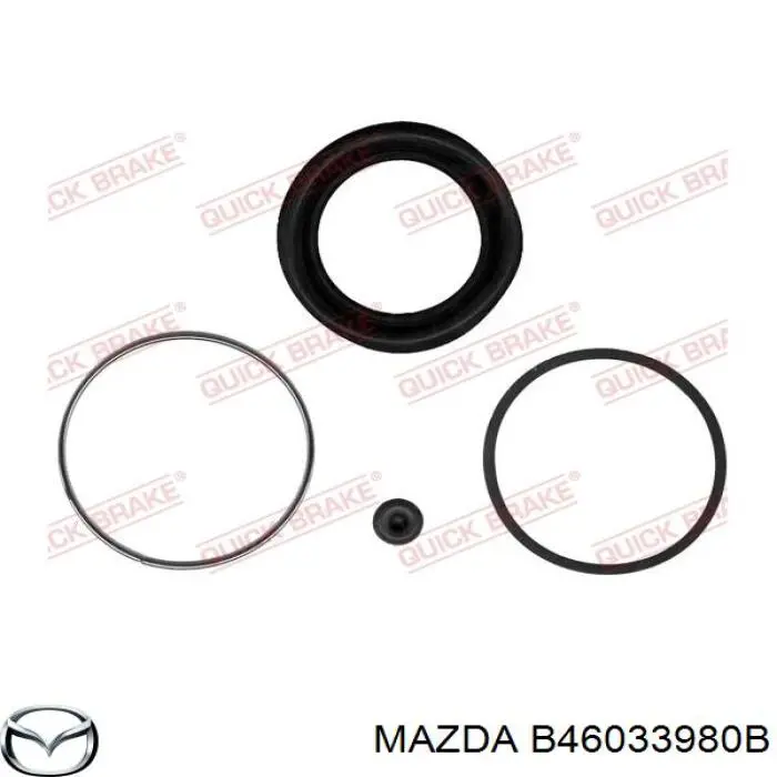 B46033980B Mazda pinza de freno delantera derecha