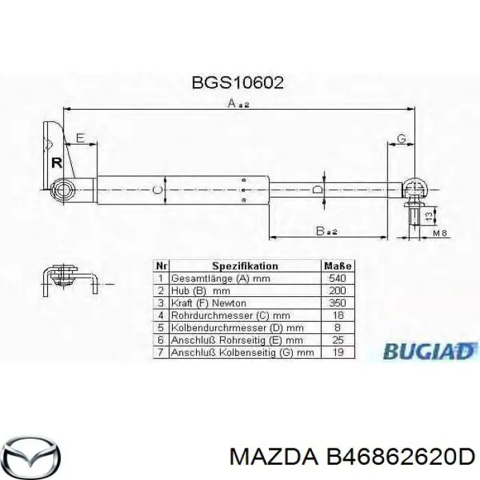 B46862620D Mazda