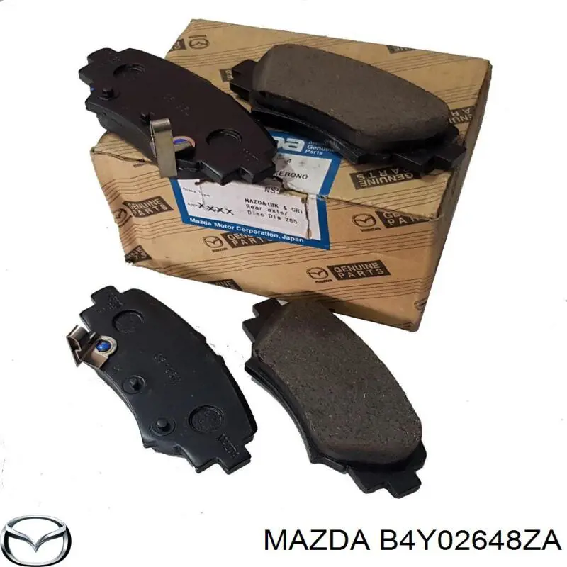 Pastillas de freno traseras B4Y02648ZA Mazda