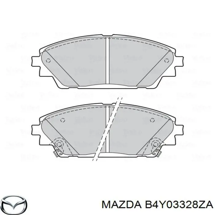 Comprar B4Y03328ZA Mazda Pastillas delanteras de freno