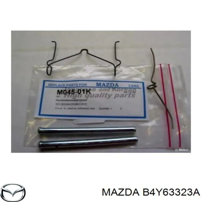 B4Y63323A Mazda pastillas de freno delanteras
