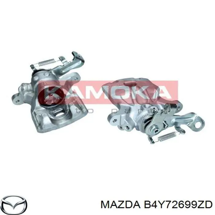 B4Y72699ZD Mazda Pinza de freno trasera izquierda