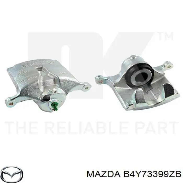 B4Y73399ZB Mazda pinza de freno delantera izquierda