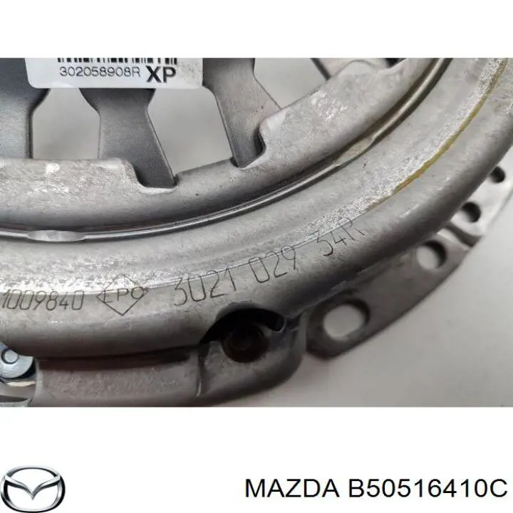 Plato de presión de embrague B50516410 Mazda