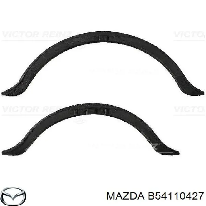 Junta, cárter de aceite, semicírculo delantero para Mazda 323 (BG)