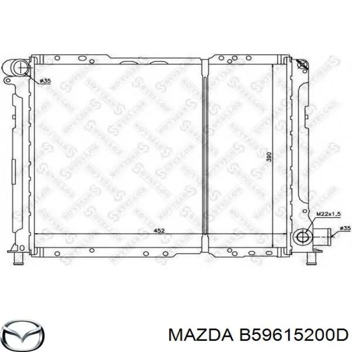 B59615200D Mazda Refrigeración del motor