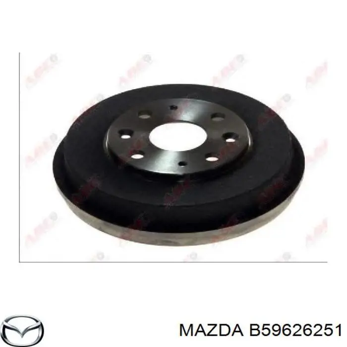 Comprar B59626251 Mazda Tambor de freno trasero