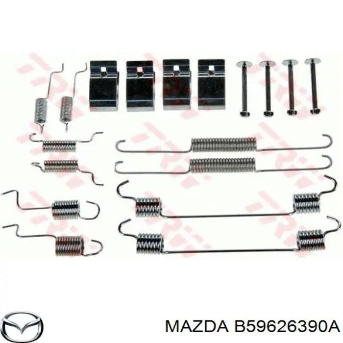 Kit de montaje de zapatas de freno traseras Mazda 323 F IV hatchback (BG) (1989 - 1994) precio, desde 12,70 EUR