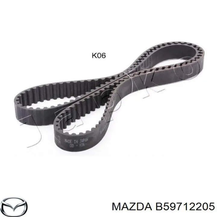 Correa distribución B59712205 Mazda