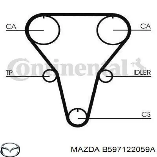 B597122059A Mazda correa distribucion