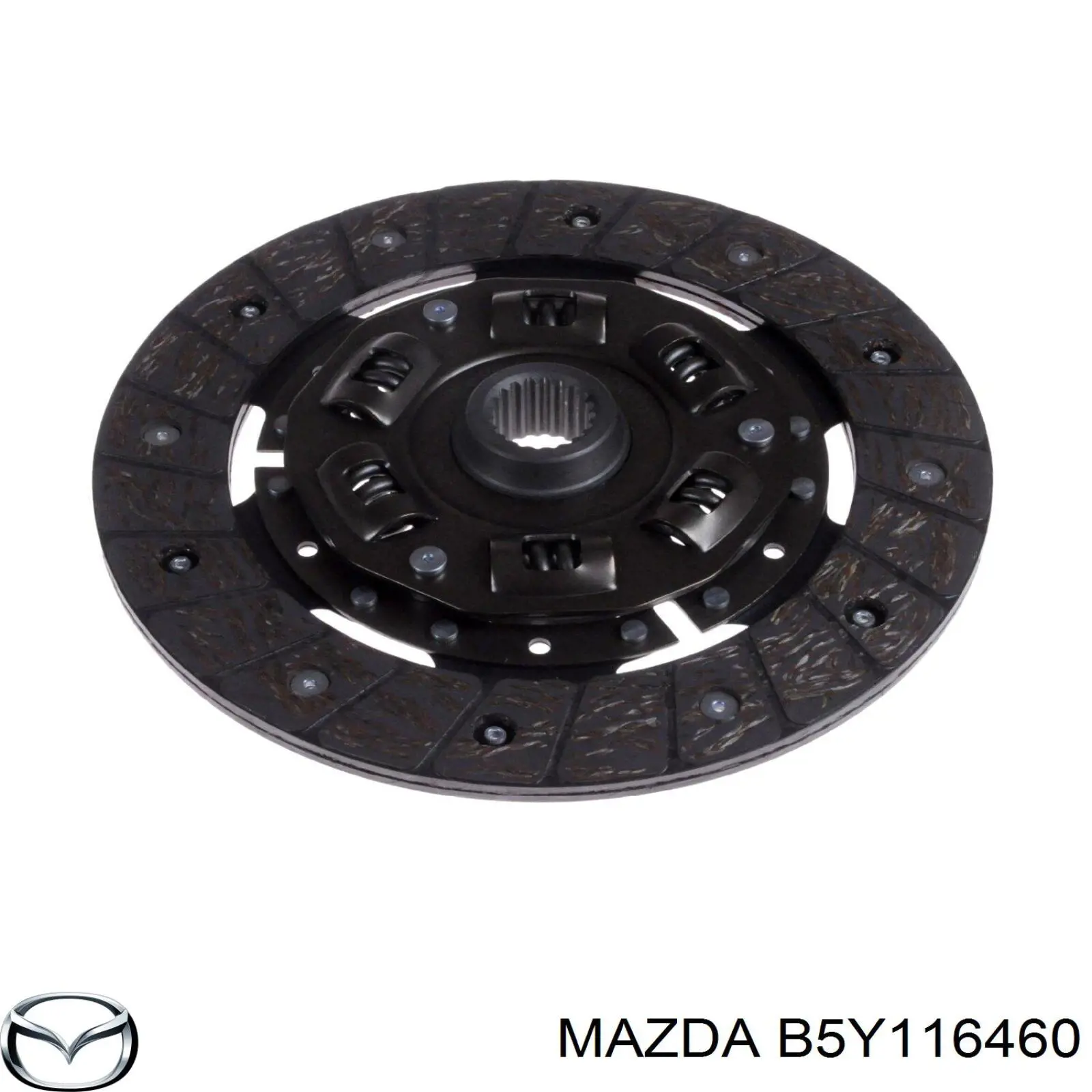 B5Y116460 Mazda disco de embrague