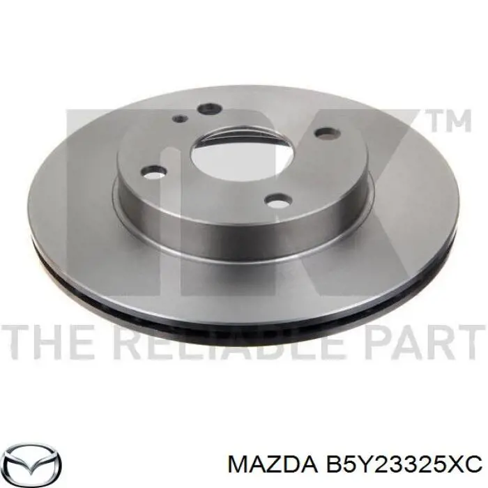 B5Y23325XC Mazda disco de freno delantero