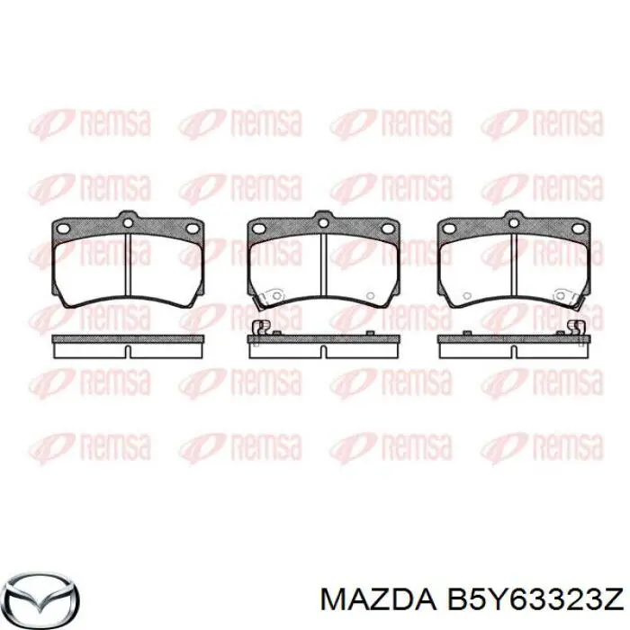 Pastillas freno delanteras Mazda B5Y63323Z precio, desde 21,80 EUR
