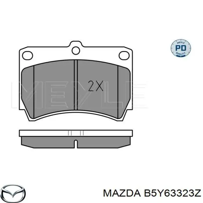Comprar B5Y63323Z Mazda Pastillas delanteras de freno