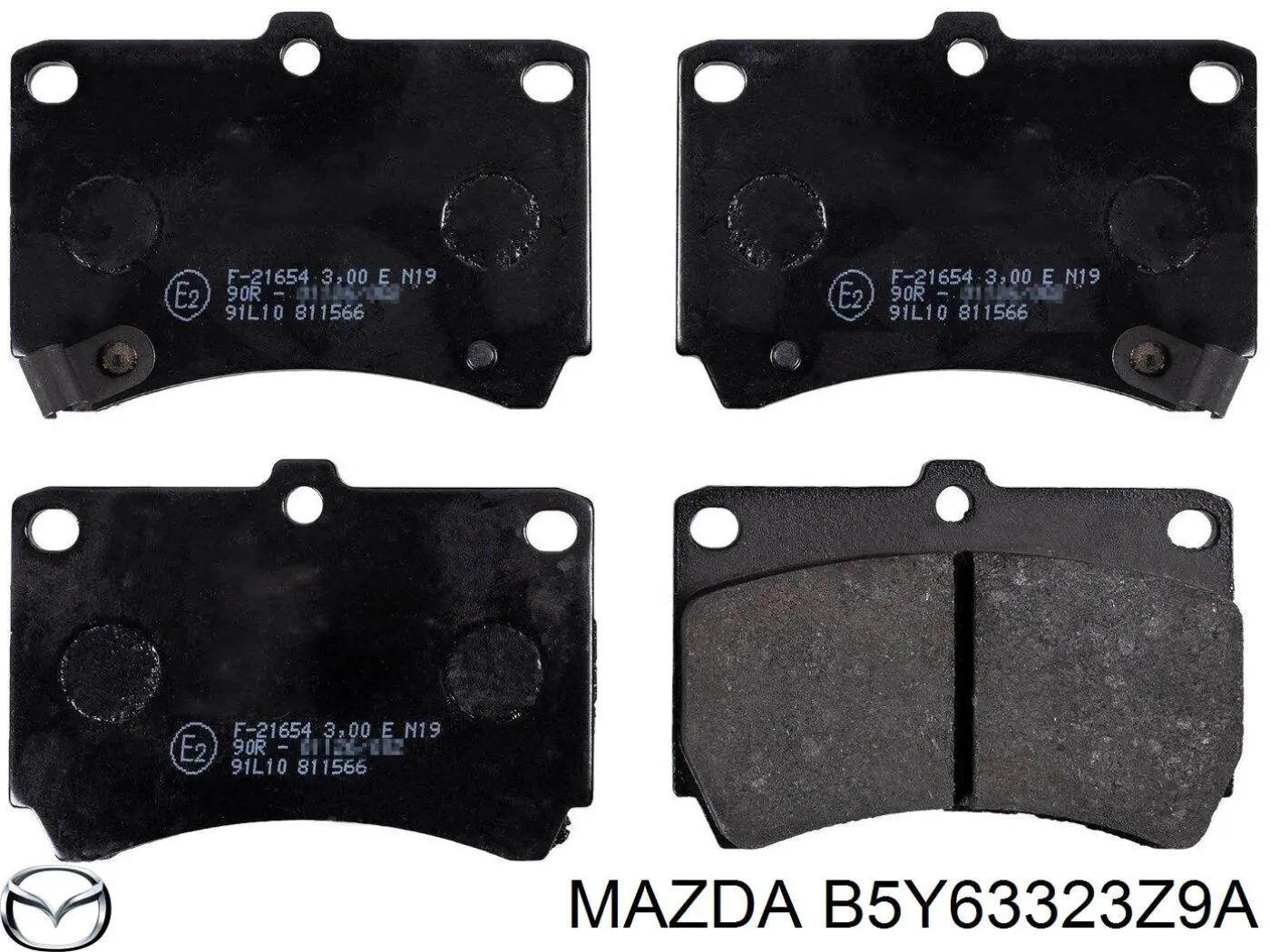 B5Y63323Z9A Mazda pastillas de freno delanteras