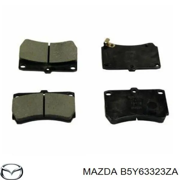 Pastillas de freno delanteras Mazda 323 BA