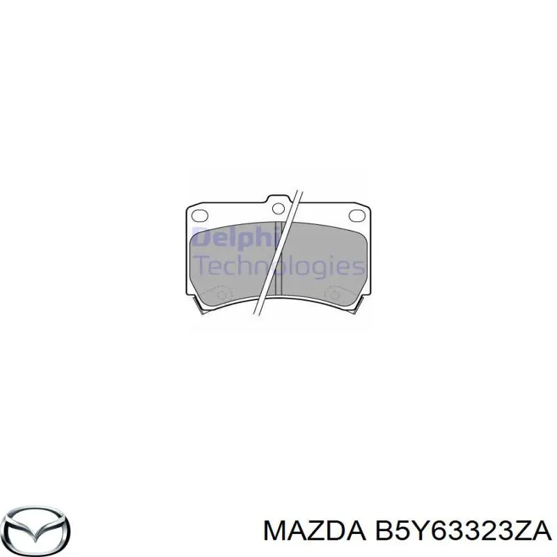Pastillas de freno delanteras Mazda 323 BA