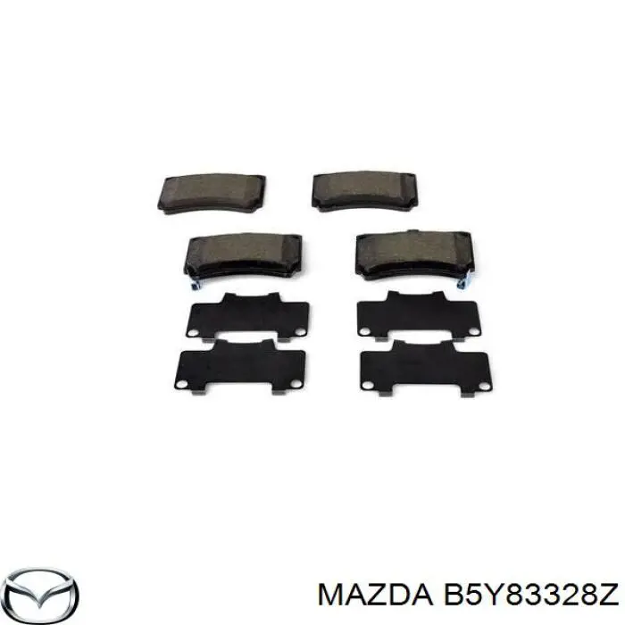 B5Y83328Z Mazda pastillas de freno delanteras