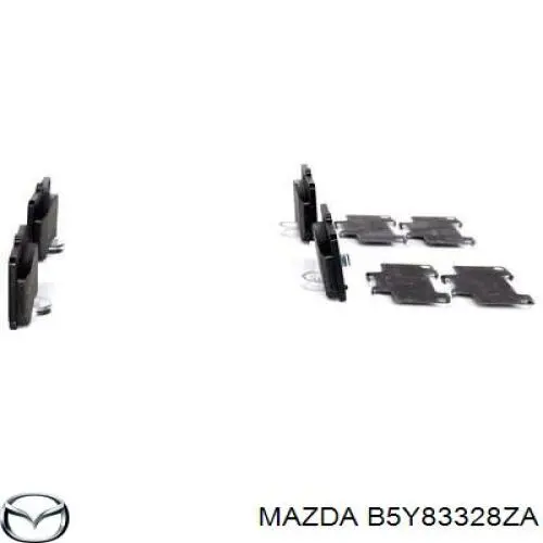 Pastillas de freno delanteras Mazda 323 BA