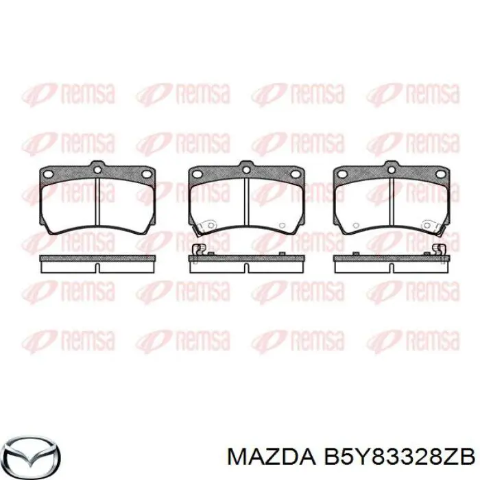 Pastillas de freno delanteras Mazda 323 BA