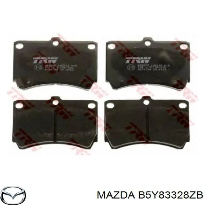 B5Y83328ZB Mazda pastillas de freno delanteras