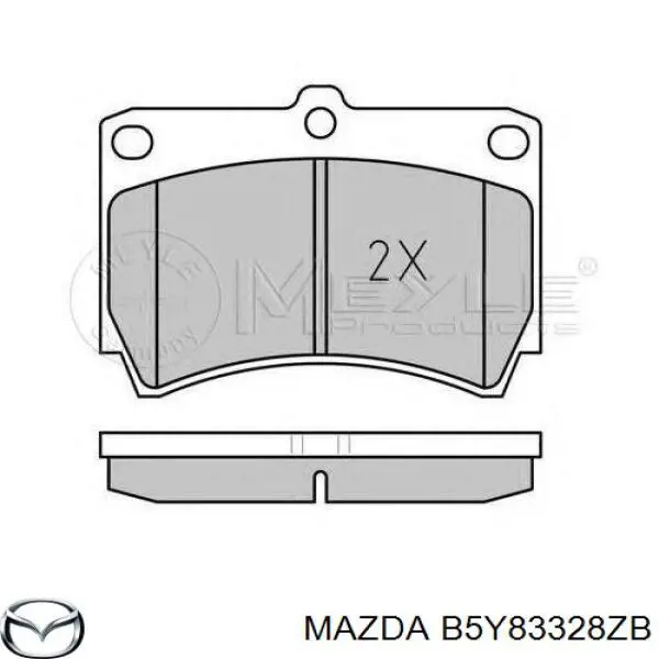 Pastillas de freno delanteras Mazda 323 BA