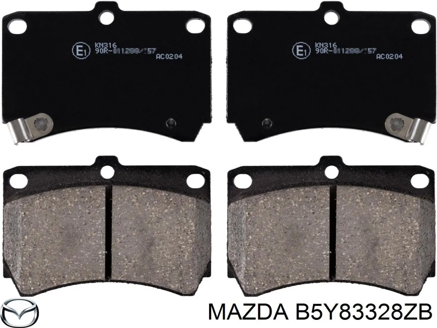 Pastillas de freno delanteras Mazda 323 BA