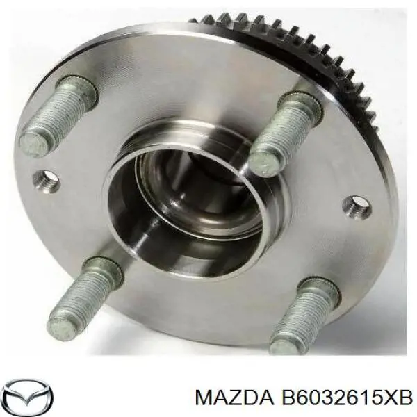 B6032615XB Mazda cubo de rueda trasero