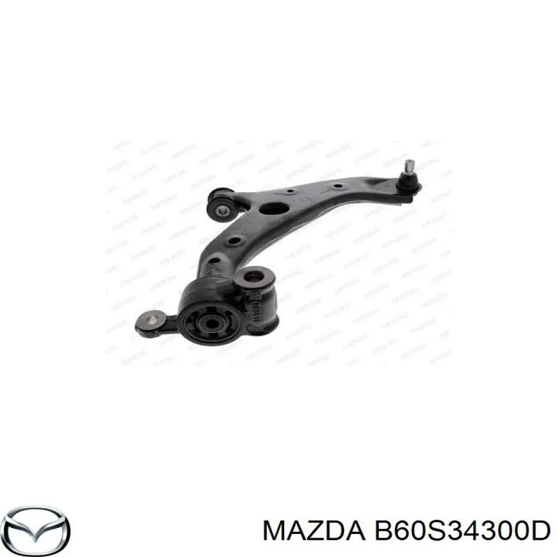 B60S34300D Mazda barra oscilante, suspensión de ruedas delantera, inferior derecha