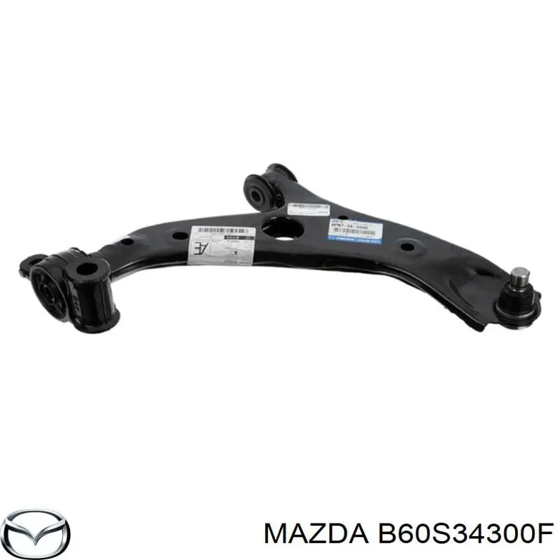 B60S34300F Mazda barra oscilante, suspensión de ruedas delantera, inferior derecha