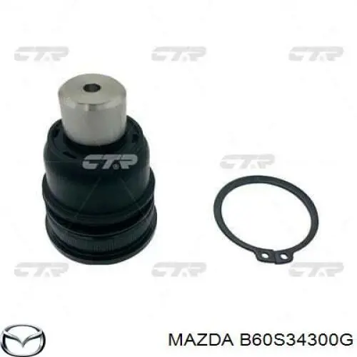 B60S34300G Mazda barra oscilante, suspensión de ruedas delantera, inferior derecha