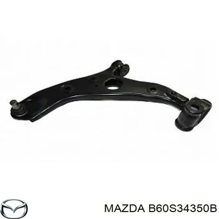 B60S34350B Mazda barra oscilante, suspensión de ruedas delantera, inferior izquierda