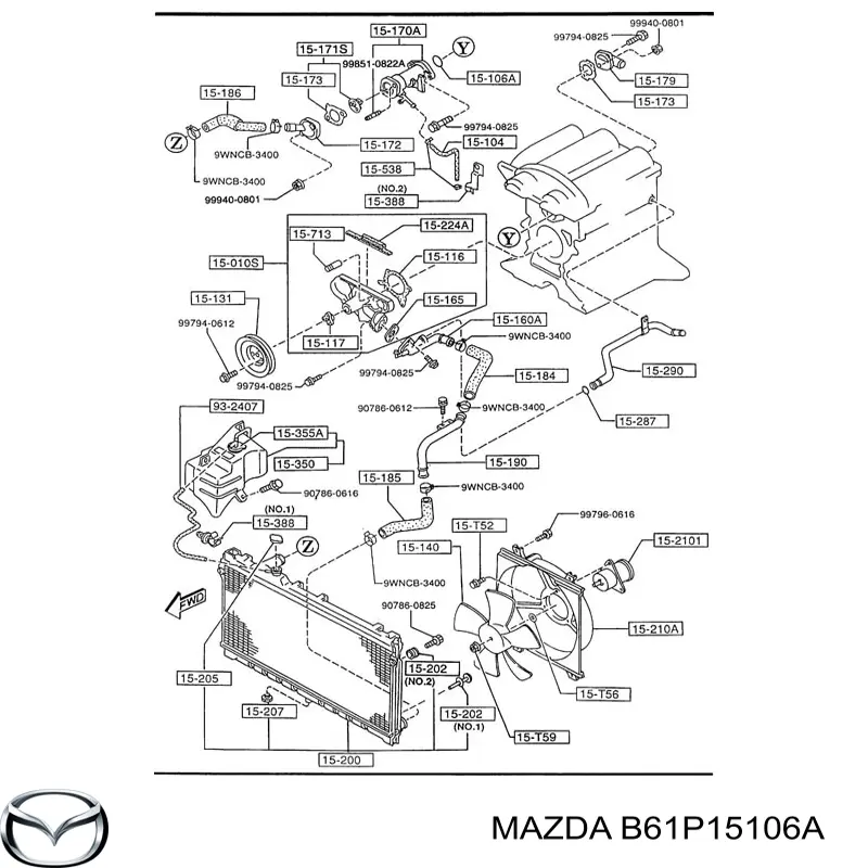 B61P15106A Mazda