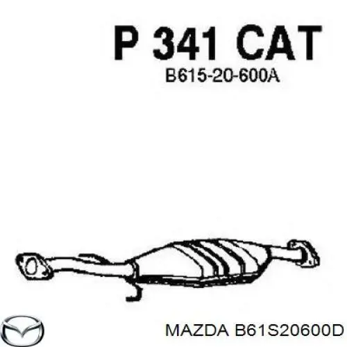 Catalizador Mazda 323 F IV 