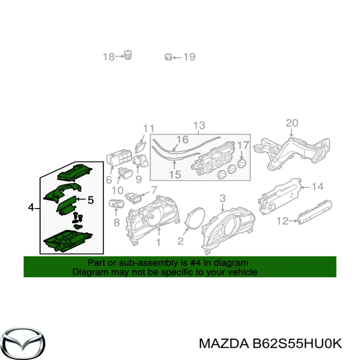 B62S55HU0K Mazda