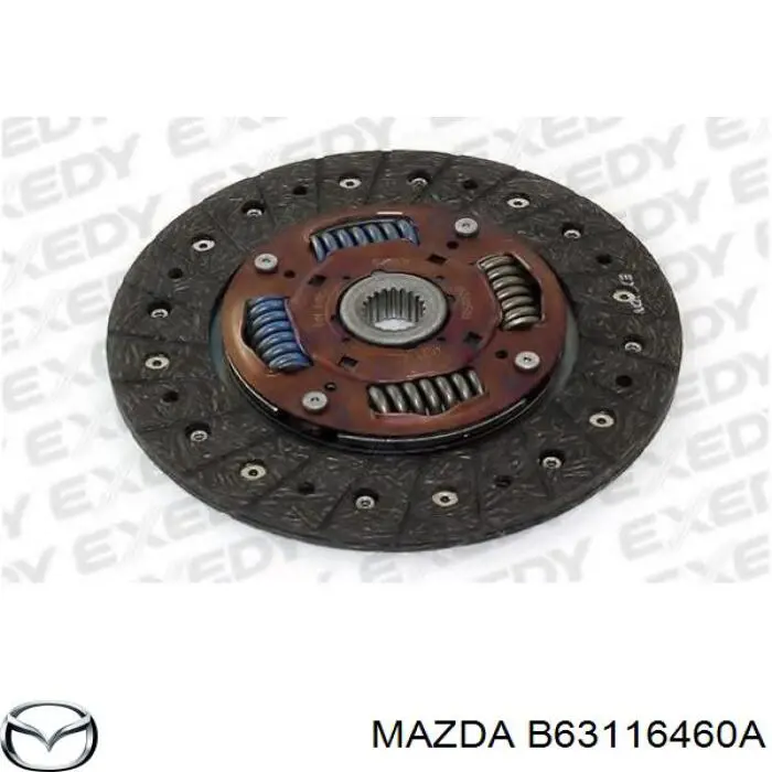 B63116460A Mazda disco de embrague