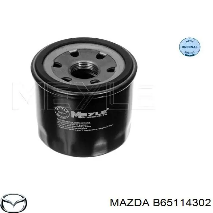 B65114302 Mazda filtro de aceite