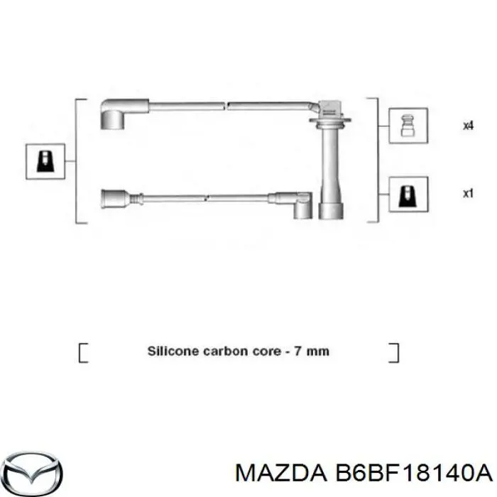 Comprar B6BF18140A Mazda Cable de bujía