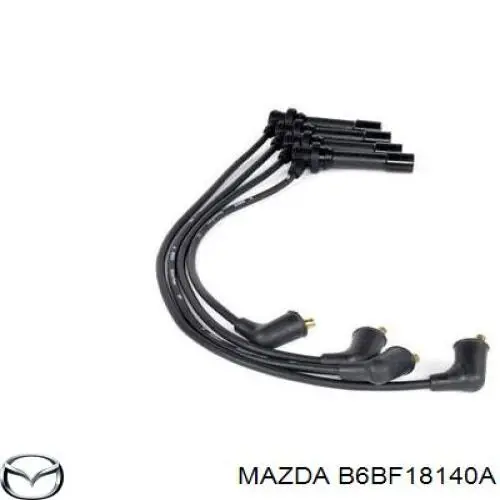 B6BF18140A Mazda cables de bujías