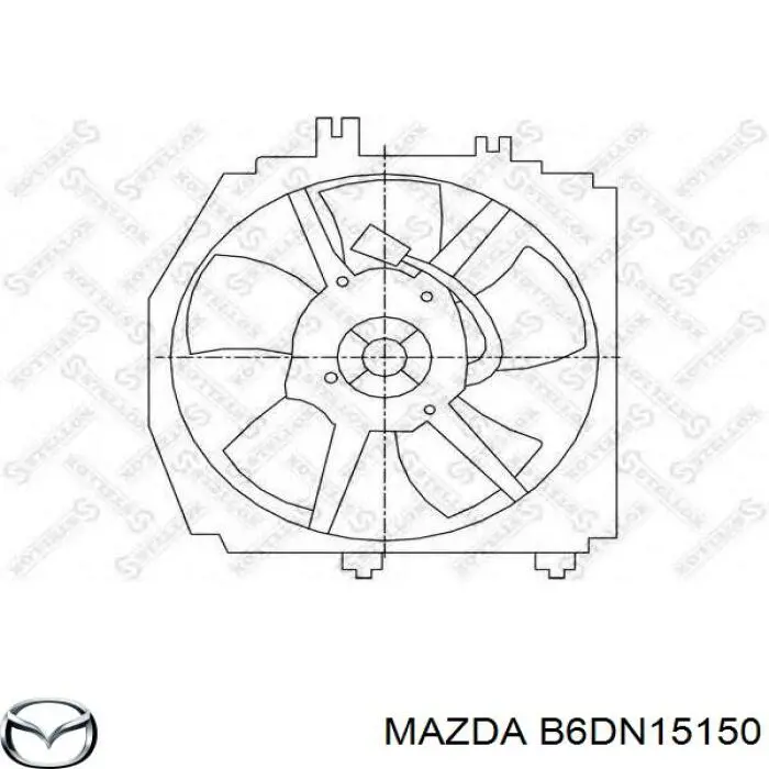 Comprar B6DN15150 Mazda Motor ventilador del radiador
