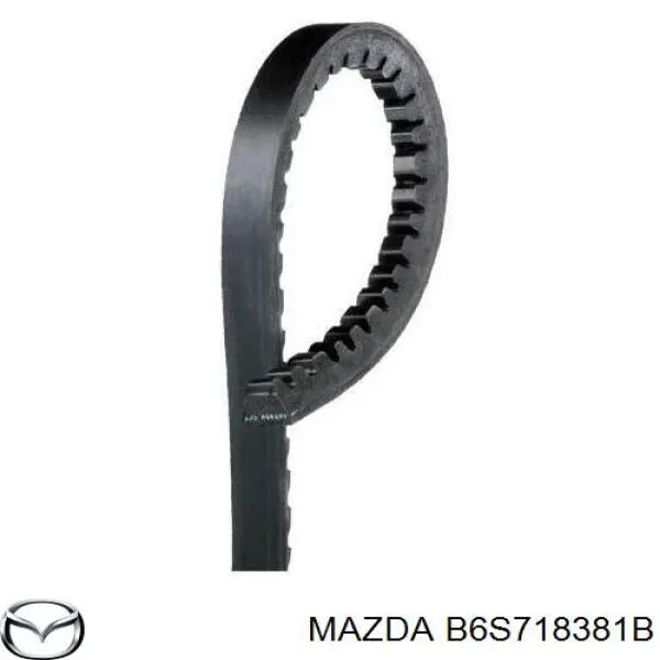 Comprar B6S718381B Mazda Correa trapezoidal