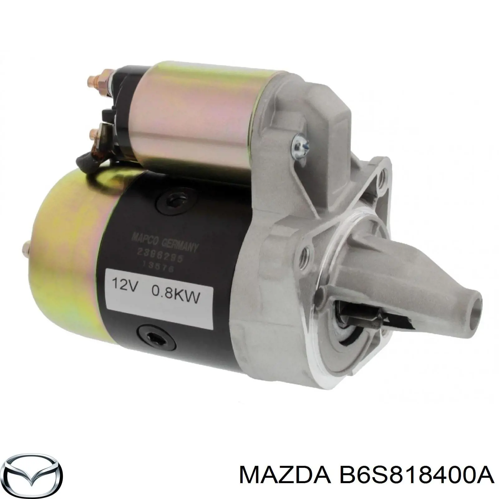 B6S818400A Mazda motor de arranque