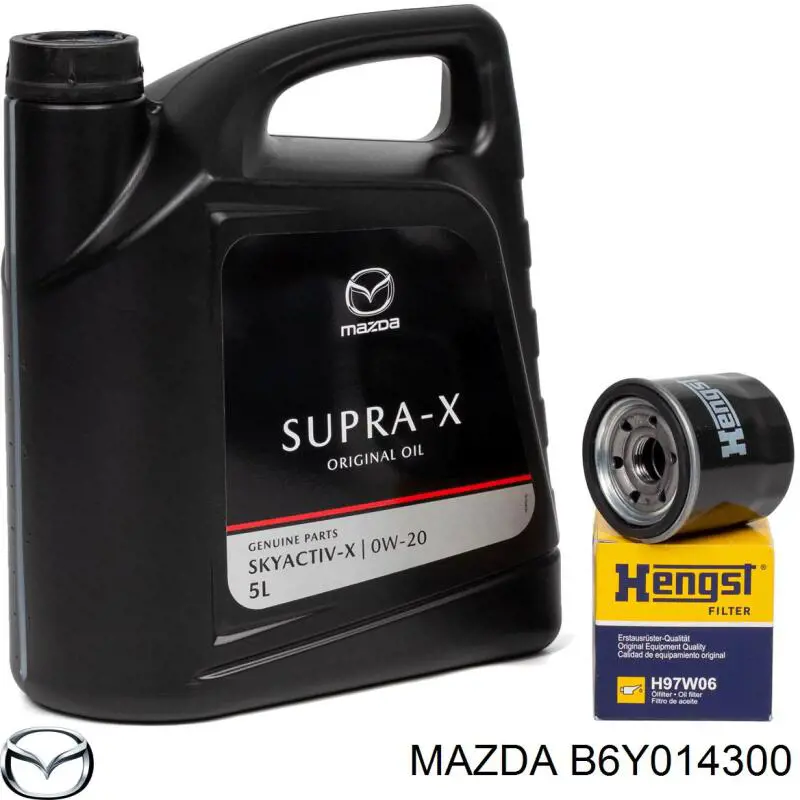 B6Y014300 Mazda filtro de aceite
