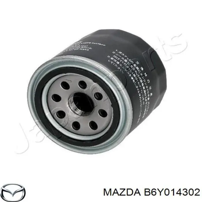 B6Y014302 Mazda filtro de aceite